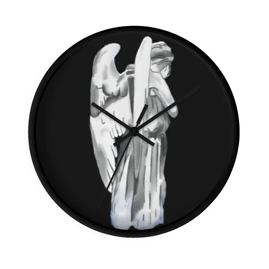 Discover Weeping angel - Doctor Who - blue - Doctor Who - Wall Clocks