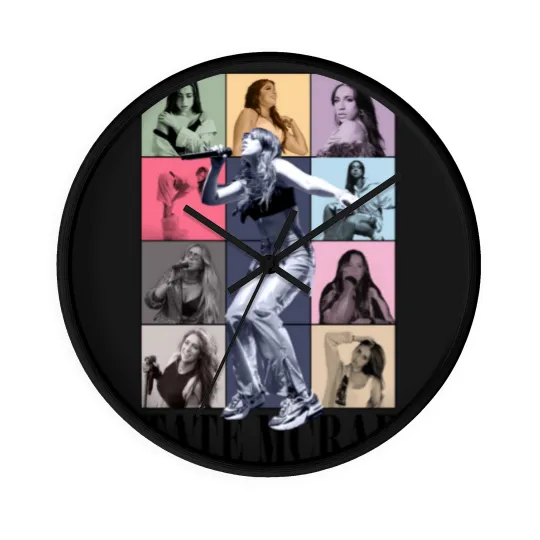 Discover Tate McRae Wall Clocks, Tate Mcrae Wanna Be Tate Mcrae Wall Clocks