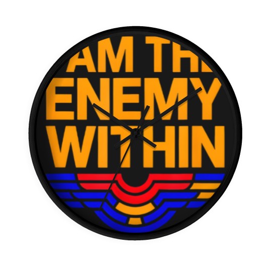 Discover I Am The Enemy Within Wall Clocks Wall Clocks