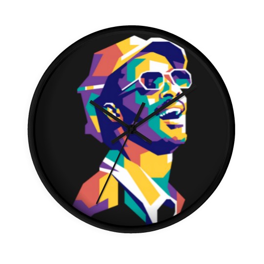 Discover Stevie Wonder WPAP Limit Color Wall Clocks