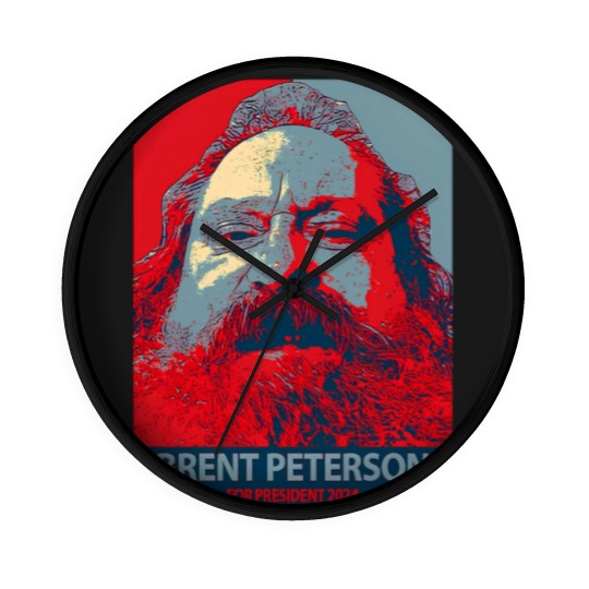 Discover Vote Brent Peterson 2024! Wall Clocks