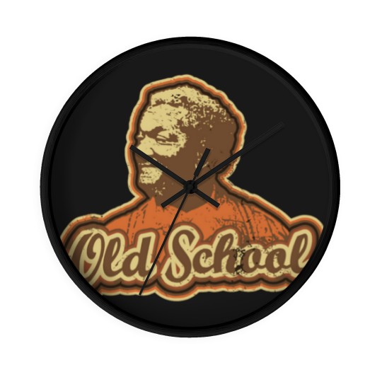 Discover Sanford and Son Funny 70's TV Show Fredsanford Old School Men's Wall Clocks