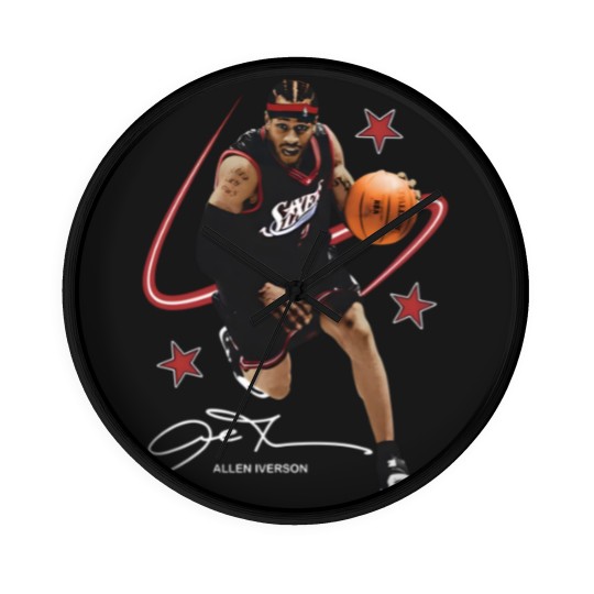 Discover ALLEN IVERSON Wall Clocks, Rare The Answer Rap Wall Clocks Vintage Wall Clocks