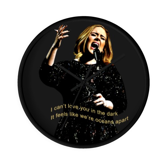 Discover Adele Concert Love In The Dark Wall Clocks