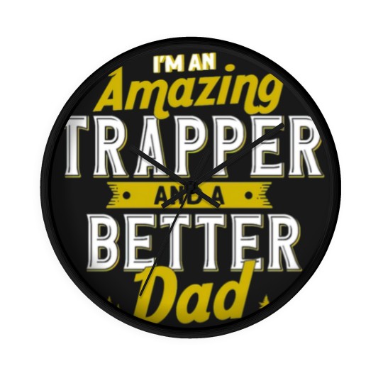 Discover Hunting Trapper Trapping Wall Clocks