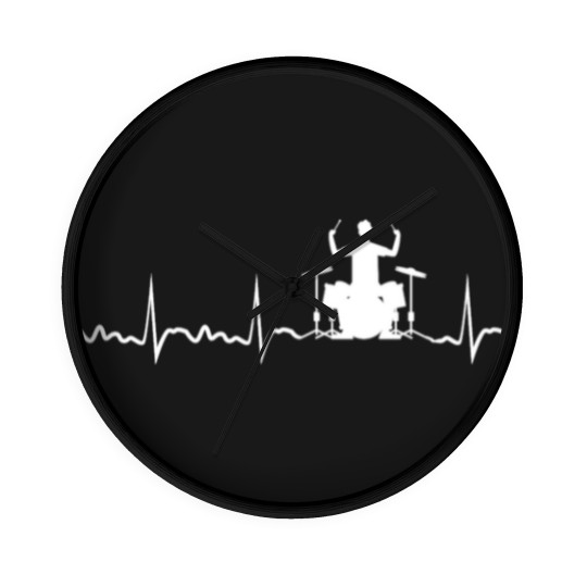 Discover Drummer Heartbeat Drummer Drum Band Wall Clocks