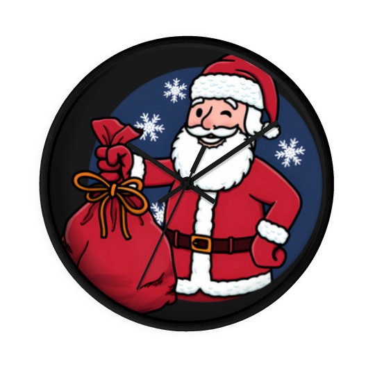 Discover Vault Santa - Falllout - Wall Clocks