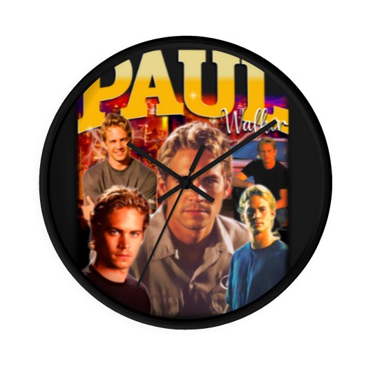 Discover Paul Walker Wall Clocks, Paul Walker Wall Clocks, Paul Walker Fan Wall Clocks, Paul Walker Fan Gift