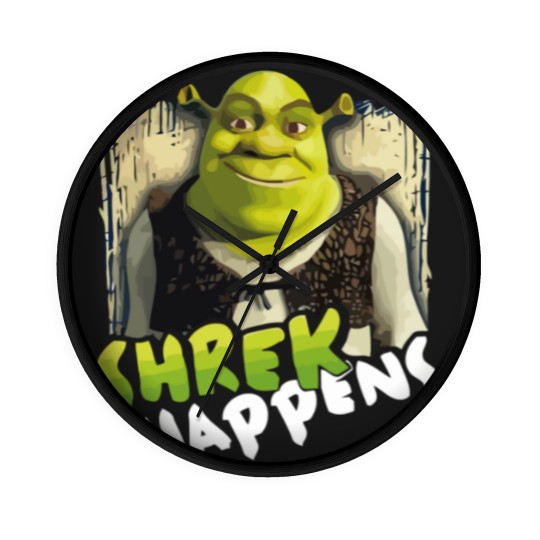 Discover Sexy Shrek  shrek meme face  shrek wazowski  Essential Wall Clocks
