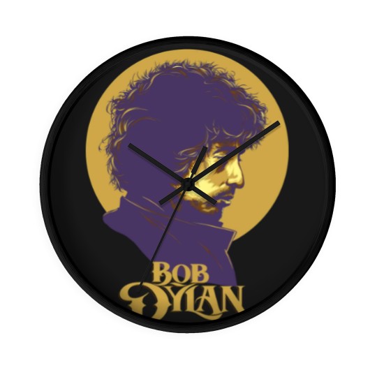 Discover Bob Dylan Retro Wall Clocks, Bob Dylan Wall Clocks, Vintage Bob Dylan