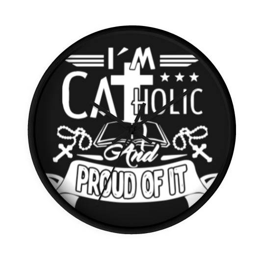 Discover Catholic Mug - I Am Catholic Coffee Mug Wall Clocks