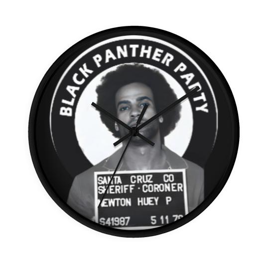 Discover Huey Newton Wall Clocks, bl panther porty Wall Clocks