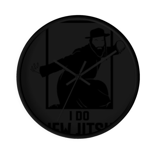 Discover I Do Jew Jitsu Wall Clocks, I Know Jew Jitsu Wall Clocks,