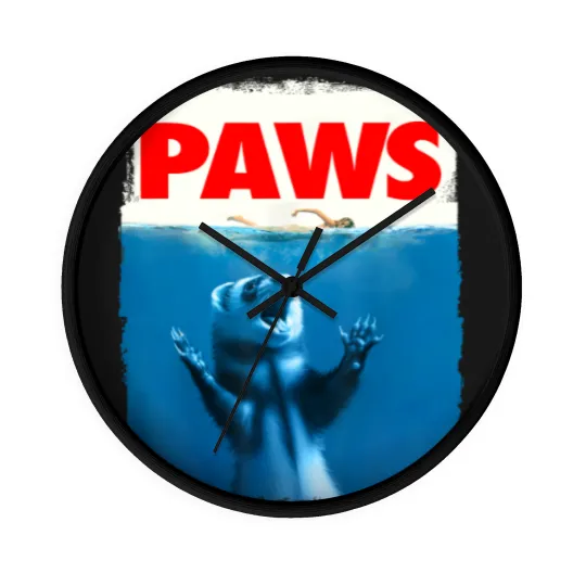 Discover Paws Ferret Funny Ferret Lover Wall Clocks