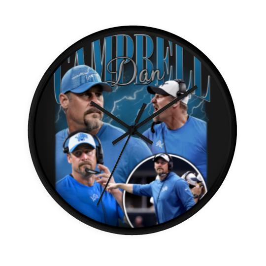 Discover Vintage Dan Campbell Wall Clocks, Wall Clocks, Wall Clocks, Football Wall Clocks