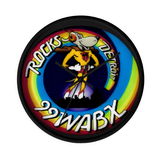 Discover RARE Vintage 1970s WABX Radio Station Detroit Rocks Wall Clocks