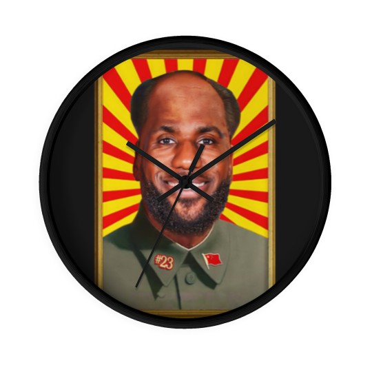 Discover Lebron James Chinese Communist Party Wall Clocks