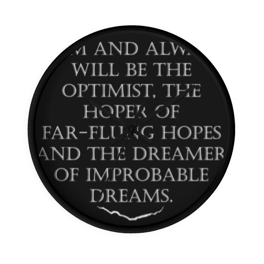 Discover 9th Doctor Quotes Wall Clocks