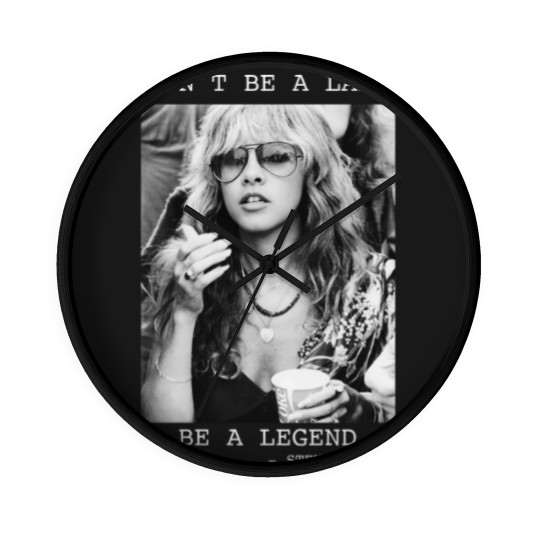 Discover Don't Be A Lady Be A Legend Wall Clocks, Vintage Stevie Nicks Wall Clocks