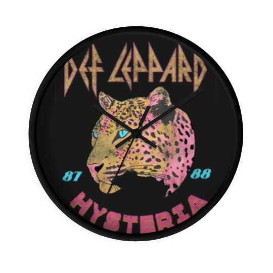 Discover Vintage 80's Rock Band Wall Clocks Wall Clocks Leppard  Wall Clocks Rock and Roll Leopard