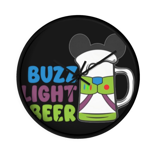 Discover Buzz Light Beer Unisex Jersey Short Sleeve Wall Clocks