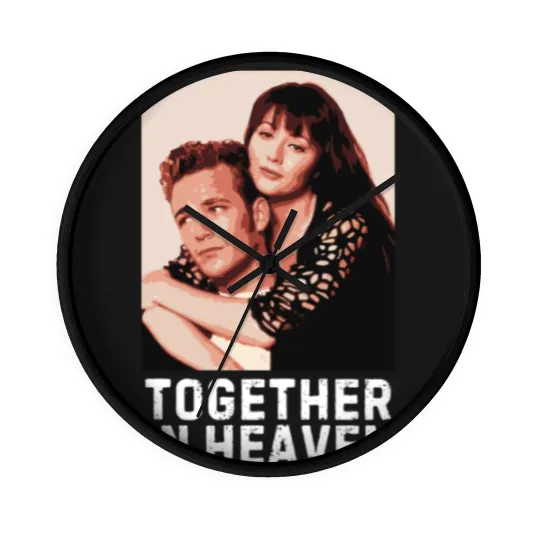 Discover Shannen Doherty Brenda Walsh Luke Perry Dylan McKay Wall Clocks, RIP Shannen Doherty 1971-2024