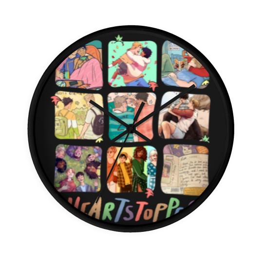 Discover Heartstopper Wall Clocks, Nick and Charlie Wall Clocks, Heartstopper Leaves LGBTQ Pride