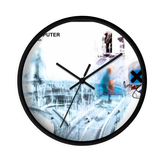 Discover Radiohead Ok Computer Band Wall Clocks, Music Lovers Wall Clocks