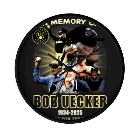 Discover In Memory Of Bob Uecker 1934-2025 Thank You - Bob Uecker - Wall Clocks