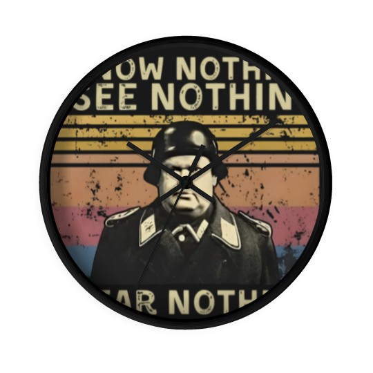 Discover Hogan's Heros I Know Nothing I See Nothing I Hear Nothing Vintage Wall Clocks