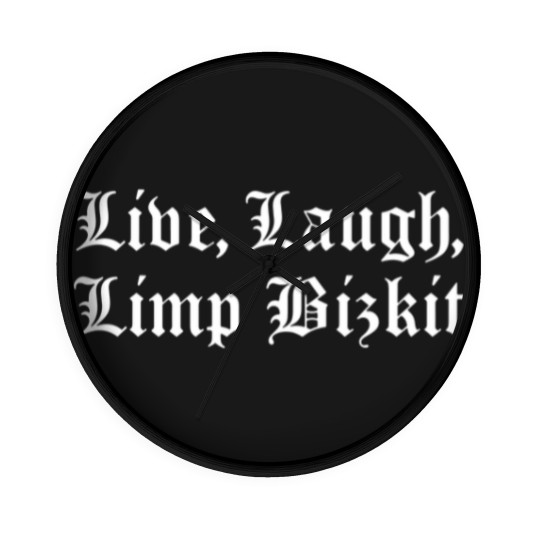 Discover Live Laugh Limp Bizkit Magnet Wall Clocks