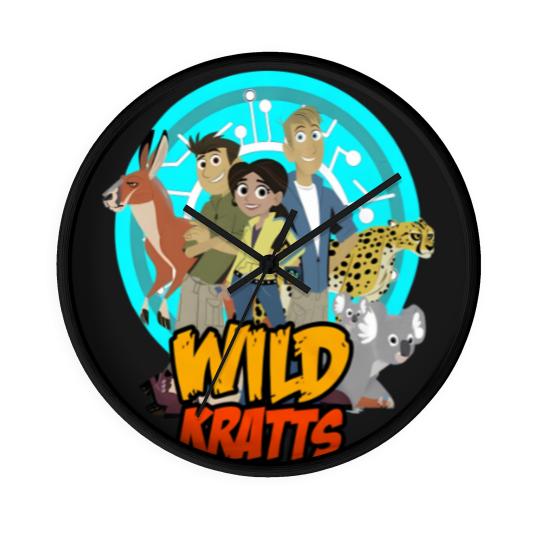 Discover Wild Kratts Birthday Wall Clocks, Wild Kratts Theme Party, Personalized Wall Clocks