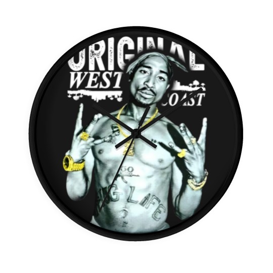Discover Cool TuPac 90s Rap Wall Clocks, 2Pac Wall Clocks