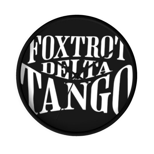 Discover Foxtrot Delta Tango Subtle FDT Wall Clocks