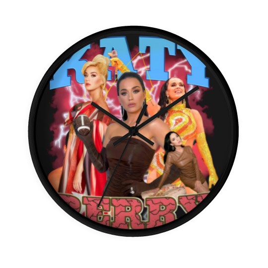 Discover Katy Perry Wall Clocks, Katy Perry Fan Wall Clocks, Katy Perry Bootleg Y2k Clothing