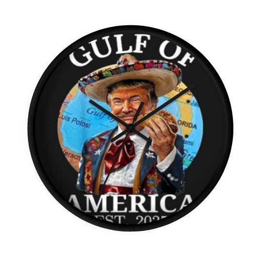 Discover The Gulf of America Wall Clocks, Gulf Of USA America Est 2025