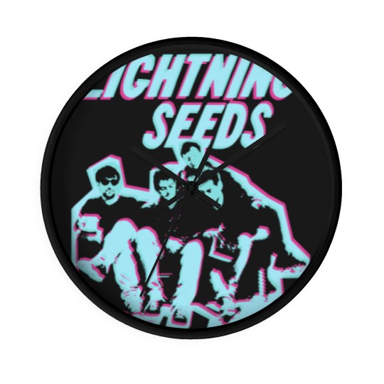 Discover Lightning Seeds Distressed Vintage Style 90s Classic Wall Clocks