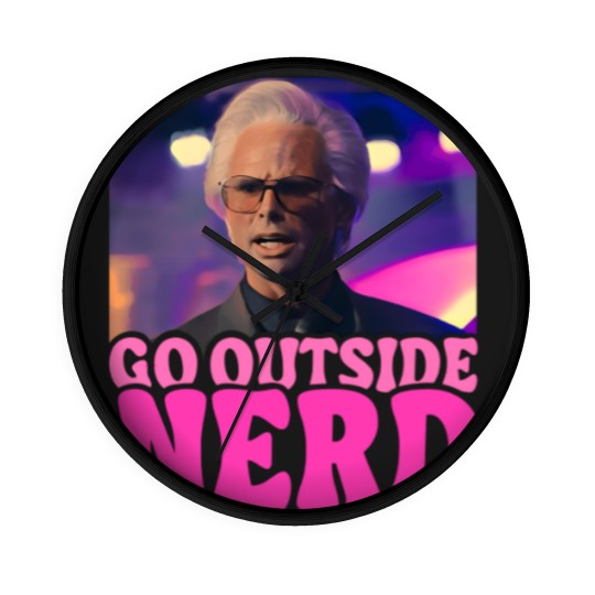Discover Uncle Baby Billy Go Outside Nerd Comfort Color Wall Clocks, The Righteous Gemstones Movie