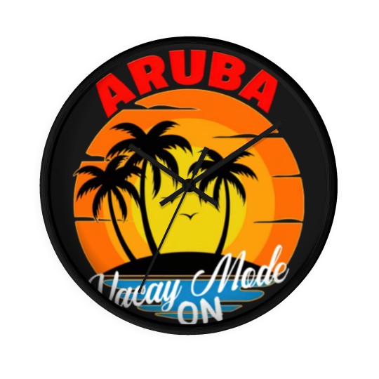 Discover Aruba Wall Clocks Aruba Vacation Wall Clocks
