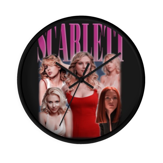 Discover Scarlett Johansson Wall Clocks, Scarlett Johansson Fan, Scarlett Johansson Movies Wall Clocks