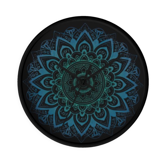 Discover Subtle Anti Trump Fascist FDT Mandala Political Wall Clocks