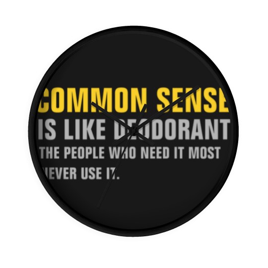 Discover Common Sense Wall Clocks