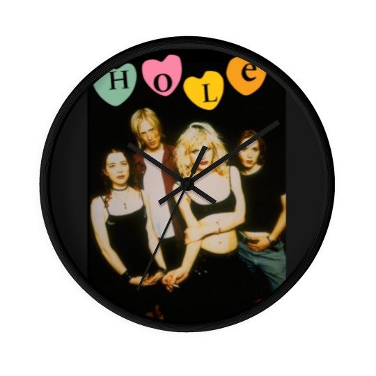 Discover Hole Band Wall Clocks, Hole Band Live Through This Wall Clocks, Hole Band Fans Gift