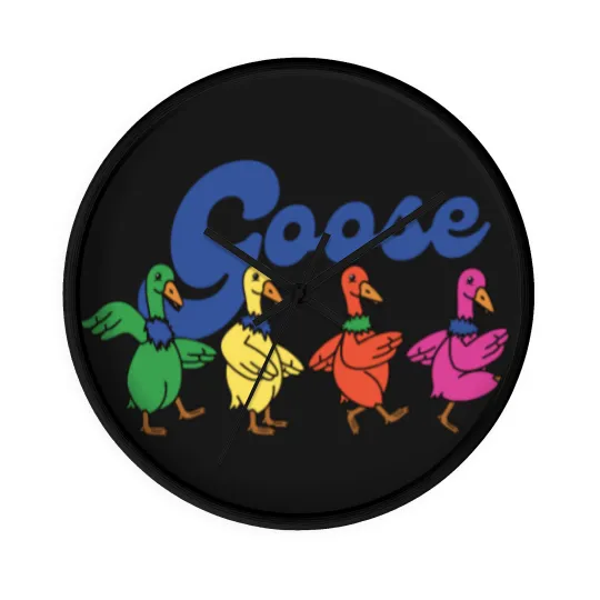Discover Goose the Band Dancing Goose Wall Clocks, Gift for Music Fan