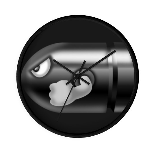 Discover bullet bill Wall Clocks