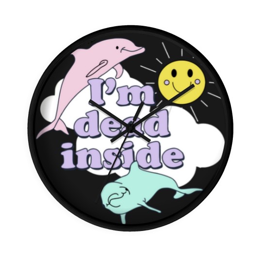Discover Im Dead Inside Classic - Im Dead Inside Classic - Wall Clocks