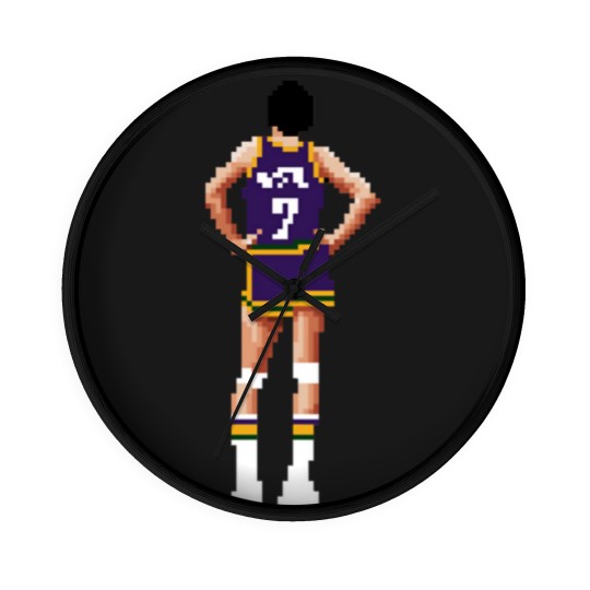 Discover Pete Maravich Pixel - Pete Maravich - Wall Clocks