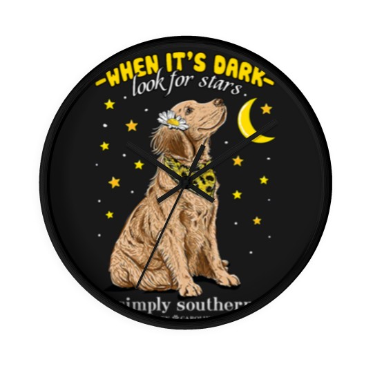 Discover Simply Southern When It s Dark Look for The Stars Wall Clocks