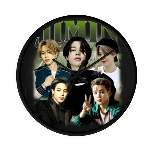 Discover Limited Jimin Korean Pop Wall Clocks Vintage Unisex Wall Clocks