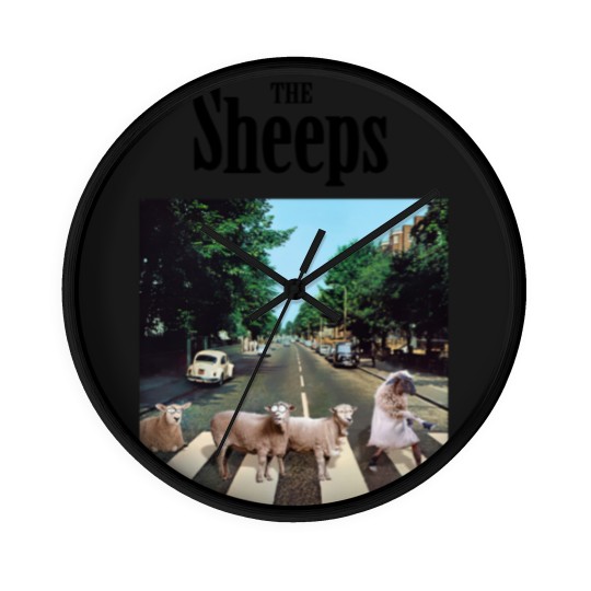 Discover Abbey Road The sheeps Wall Clocks